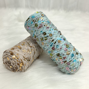 Số lượng lớn Chunky đan Polyester sequin sợi mạnh mẽ Acrylic pha trộn Melange sợi màu đan sợi với mô hình nhuộm" - Product Image 5