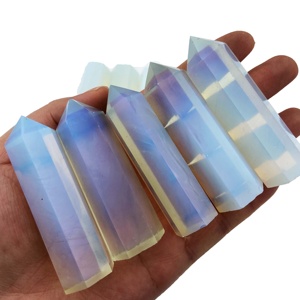 Torre Opalite Opalite bianca del punto della bacchetta di alta qualità all'ingrosso per la decorazione curativa - Product Image 1