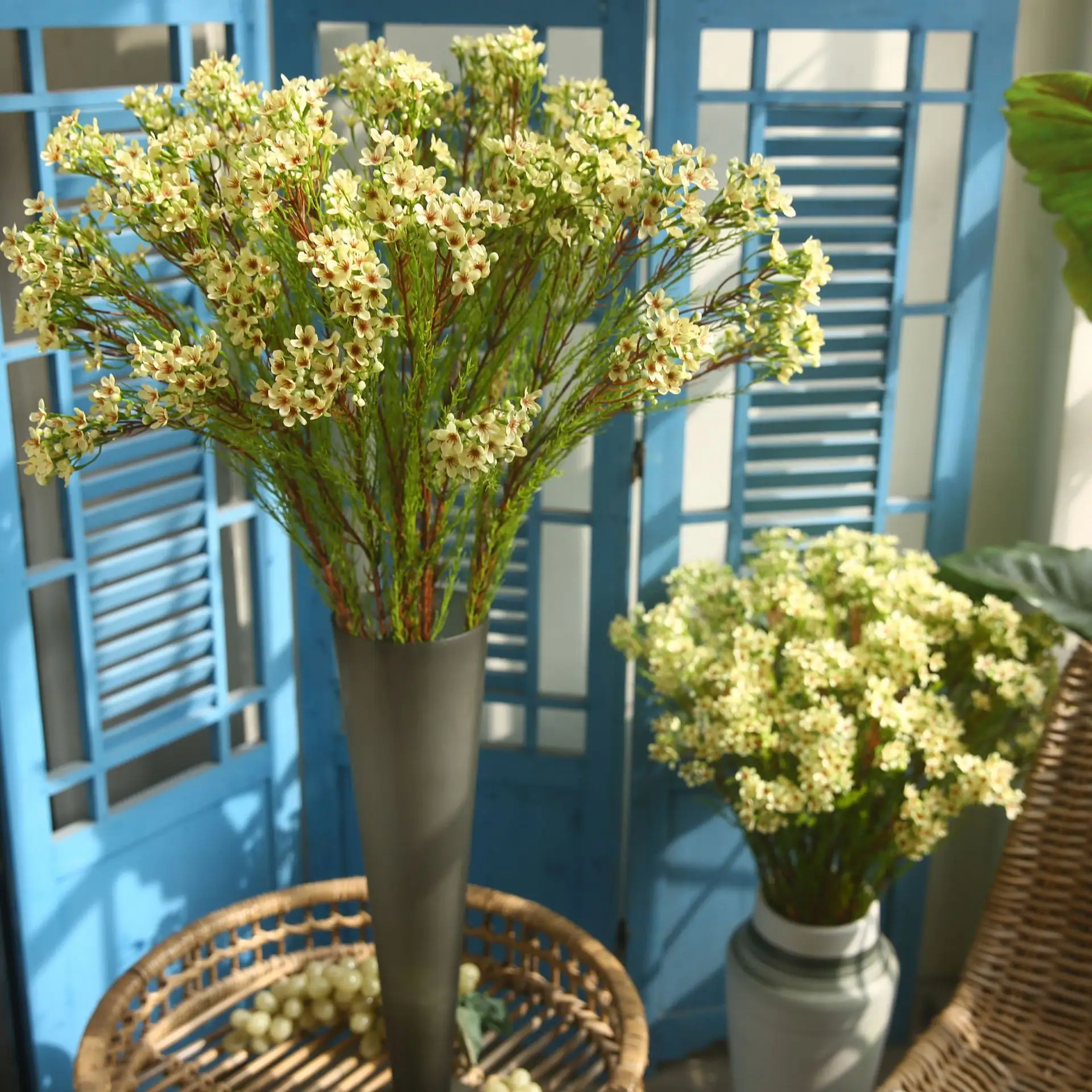 Flor artificial para decoración de hogar, centro de mesa de chimonanthe, oferta, M180