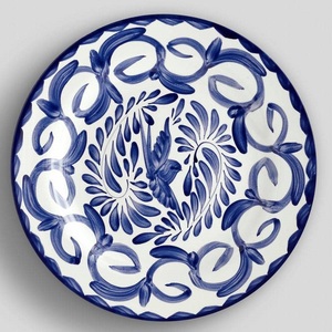 Bộ đồ ăn bằng sứ puebla đặt bộ đồ ăn hoa phong cách Mexican Bộ sưu tập vẽ tay - Product Image 1