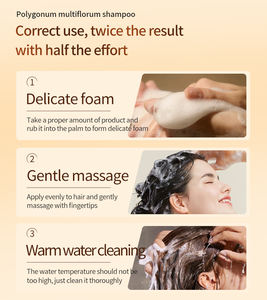 Champú para Teñir el Cabello, Cubre las Canas y el Cabello Blanco, Tinte Rápido sin Amoníaco, Champú Permanente con Peine - Product Image 5