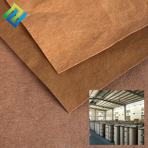 กระดาษคราฟท์รีไซเคิลแบบม้วนสั่งทำพิเศษ ZHICAI  ย่อยสลายได้ เป็นมิตรกับสิ่งแวดล้อม ผลิตจากเยื่อกระดาษจากพืช สำหรับทำกระเป๋าหิ้ว - Product Image 1
