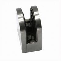 Pince à verre en acier inoxydable, 2 pièces, 316L, sans cadre, accessoires d'escalier, supports d'angle de 8MM