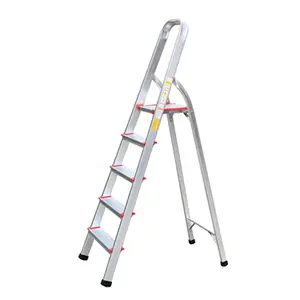 Anti Slip Multifunctionele Aluminium Leiter 8 Stappen 6 Stappen 5 Stap Ladder Voor Thuisgebruik