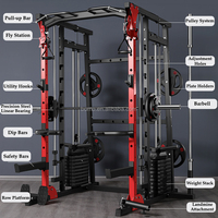 Machine Smith multifonctionnelle en métal Zoshine pour usage domestique et commercial, banc de musculation, appareil d'entraînement aux squats pour la musculation