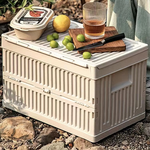 Outdoor Camping Opvouwbare Doos Kunststoff Camping Box Multi Purpose <span class=keywords><strong>Haushalt</strong></span> Auto Box Grobhandel - Product Image 1