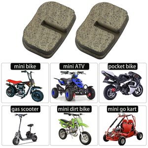 适用于97cc 2.8hp迷你自行车33cc 43cc 47cc 49cc迷你全地形车燃气踏板车污垢口袋自行车Baja <span class=keywords><strong>DB30</strong></span>的HIAORS后盘式制动片 - Product Image 3