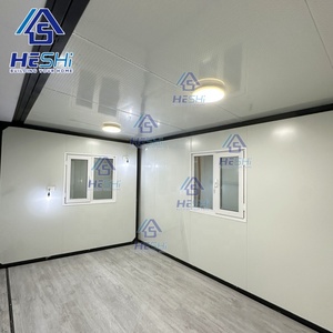 廉价预制可折叠20英尺40英尺可扩展集装箱房预制别墅家庭浴室小户型住宅 - Product Image 5