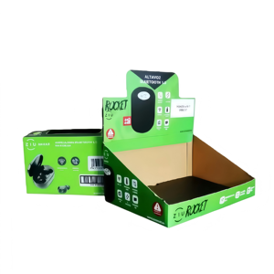 <strong>Custom</strong> Logo Retail Shelf Cardboard <strong>Counter</strong> <strong>Display</strong> Stand Show Supermarket Shop Carton <strong>Paper</strong> Corrugated Cardboard <strong>Display</strong> <strong>Box</strong> - Product Image 6