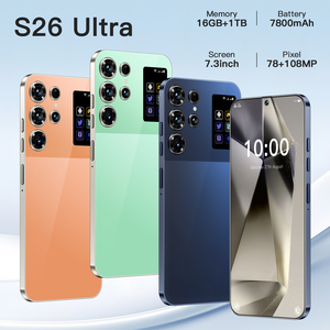 Telefono Cellulare S26 5G LTE Android 14 Dual SIM GSM <span class=keywords><strong>3G</strong></span> 4G Schermo HD 7800mAh 16GB 1TB all'Ingrosso - Product Image 5