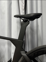 Vélo de course TT KOZO Gen2 Shimano105 700C entièrement en fibre de carbone avec frein à disque, dérailleur électrique sans fil, 24 vitesses, avec pédale ordinaire