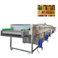 Pasteurisateur tunnel de type pulvérisation 6000*800 pour le remplissage de bière en bouteille/en conserve, machine de pasteurisation pour bouteilles/boîtes