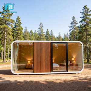 บ้านพักแคปซูลเคลื่อนที่ทันสมัย โรงแรมแบบพกพา บ้านตู้คอนเทนเนอร์ ที่พักกลางแจ้ง บ้านพักเคลื่อนที่สำหรับการเดินทาง - Product Image 2