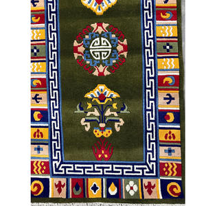 พรมเปอร์เซียแฮริซบิซาร์ดถักมือ ขนสัตว์ สีพื้น ทอแบบแฮนด์ทัฟท์ กันลื่น ขนาดสั่งทำได้ สำหรับใช้ในบ้าน - Product Image 1