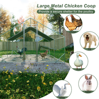 Cage à volailles en métal GESHIFENG, grande cage pour poulets, lapins, canards, pour l'extérieur