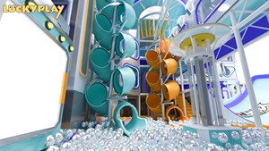 Parque de Aventuras Interior LUCKYPLAY, Construcción de Tubos de Acero para Uso Comercial, Tamaño Personalizado, Alta Capacidad - Product Image 3