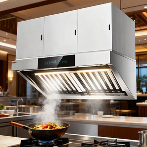 OEM su misura in acciaio inox commerciale Ventless-gamma-<span class=keywords><strong>cappa</strong></span> di fabbrica prezzo diretto CE ISO certificato per bar e ristorante - Product Image 1