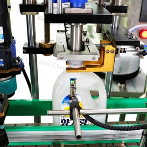 Nhà Máy cấu hình tự động làm đầy chất lỏng đóng nắp và ghi nhãn máy dòng chai nhựa Vòng đỉnh máy chiết rót - Product Image 5