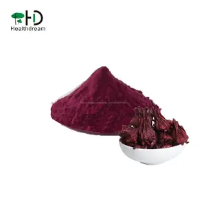 Extrait de Roselle poudre procyanidines 5%-50%, 10:1, 20:1, Rose Naturel de Haute Qualité d'extrait d'aubergine