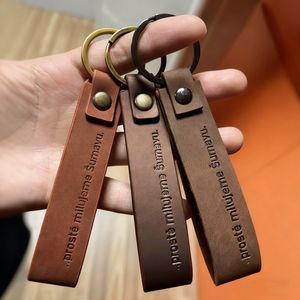 Llaveros de Regalo Promocional con Logotipo Personalizado y Hebilla, Llavero de Metal y Cuero Genuino, Cadenas para Llaves de Regalo - Product Image 4