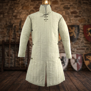 Gambeson médiéval vintage d'hiver, rembourré, 100% coton respirant, unisexe, prêt pour la bataille, style Viking - Product Image 3