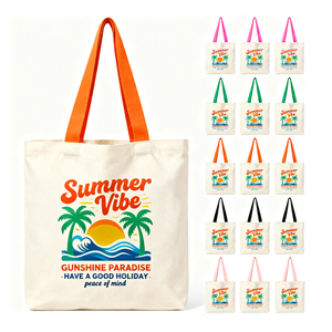 Factory Wholesale Personalized Plain Tote Bag Custom Logo Cotton Canvas Shopping Bag Sublimation Blank Canvas Tote Bags
