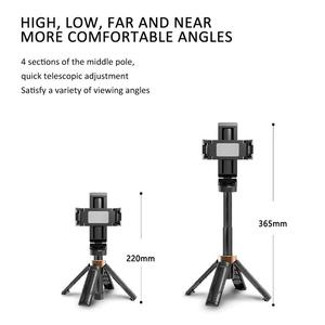 Bolso Mini Selfie Vara Dobrável <span class=keywords><strong>3</strong></span> em 1 Extensível Grip Phone Shooting Stick Tripé Stand Com Controle Remoto BT - Product Image 4