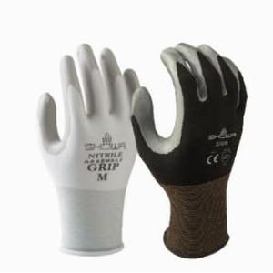 Guantes de seguridad de nailon negro Talla M Antideslizante con Soporte - Product Image 1
