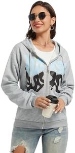 <span class=keywords><strong>Felpa</strong></span> con Cappuccio Unisex Stile Y2K con Zip Integrale, 100% <span class=keywords><strong>Poliestere</strong></span>, Oversize, Streetwear Invernale per Uomini e Ragazzi - Product Image 2
