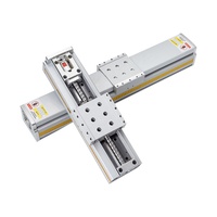 LYKR95 Table linéaire motorisée semi-fermée en aluminium de haute précision, petite, à grande vitesse, contrôlée par PLC