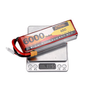 แบตเตอรี่<span class=keywords><strong>11.1V</strong></span> 65C 3S ชาร์จได้ <span class=keywords><strong>Lipo</strong></span> 6000mAh Drone RC - Product Image 6