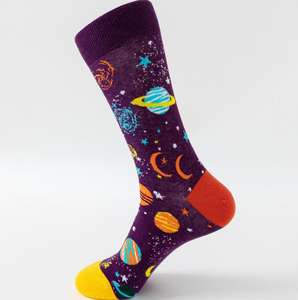 <span class=keywords><strong>2022</strong></span> hiver nouvelle conception chaussettes Constellation carte outils mathématiques planètes livres et chats motif coton chaussettes - Product Image 6