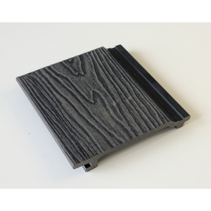 Panneaux muraux WPC d'extérieur en direct d'usine, couleur personnalisée, rainurés, imperméables, ignifuges, revêtement extérieur décoratif, vente en gros - Product Image 1