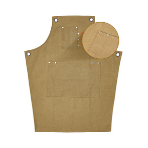 Multifunctional Pocket <b>Work</b> <b>Apron</b> Canvas Unisex For Restaurant Bar - Product Image 3