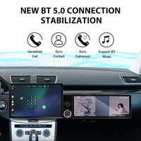 Écran ZWNAV 13,1 + 12,3 pouces pour Volkswagen Magotan/CC 2012-2016, Android 13, Carplay, autoradio stéréo GPS DSP OEM