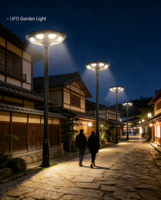 Éclairage décoratif de cour LED haut de gamme, lampes solaires de jardin