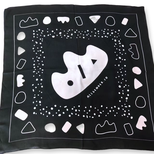 맞춤 인쇄 55*55cm 디자이너 코튼 스퀘어 스카프 & 손수건, 남성 여성용 쿨링 넥 헤어 반다나 대량 주문 - Product Image 2