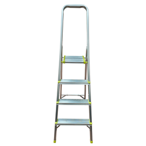 Scala Pieghevole in Alluminio Multiuso a 4 Gradini per Uso Domestico, Antiscivolo, per Magazzino, Esterni e Palestra - Product Image 3
