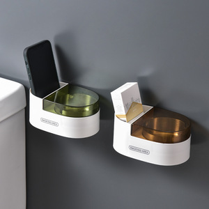 Cenicero de pared creativo con tapa, diseño duradero y resistente, sin necesidad de perforaciones, para el hogar, baño o área de fumadores - Product Image 4