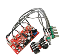 Carte d'amplification de microphone CD2399 avec réverbération universelle pour micros à bobine mobile et électret, avec module de préampli NE5532