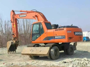 รถขุดล้อยางฮุนได 210W-7 มือสองจากเกาหลี น้ำหนัก 21 ตัน รุ่น DH210 สภาพเดิมๆ ปี 2023 เครื่องยนต์พร้อมใช้งาน ขายอุปกรณ์ก่อสร้าง - Product Image 2