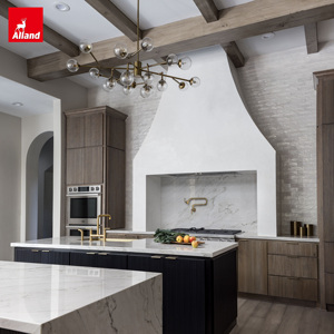 Organiseurs prêts à assembler Allandgroup, remplacement <span class=keywords><strong>de</strong></span> placards <span class=keywords><strong>de</strong></span> <span class=keywords><strong>cuisine</strong></span> à nervures cannelées avec plans <span class=keywords><strong>de</strong></span> <span class=keywords><strong>travail</strong></span> en quartz et idées <span class=keywords><strong>de</strong></span> plafond - Product Image 1