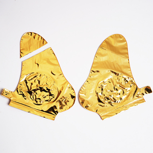 Fournitures de pédicure haut de gamme masque de pied au collagène d'or infusé au beurre de karité à la vitamine E pour Salon de spa professionnel pour ongles - Product Image 4