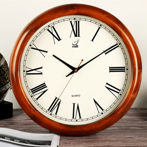 <span class=keywords><strong>Reloj</strong></span> <span class=keywords><strong>de</strong></span> Pared <span class=keywords><strong>de</strong></span> Madera <span class=keywords><strong>de</strong></span> Alta Gama con Números Romanos para Sala <span class=keywords><strong>de</strong></span> Estar - Product Image 1