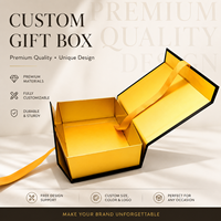 Boîte cadeau magnétique de luxe personnalisée, boîte d'emballage en papier rigide pour bijoux, cosmétiques et produits haut de gamme