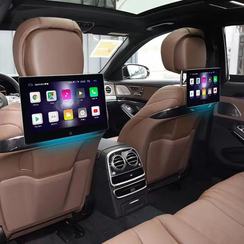 Nuovo stile 10.1 pollici universale auto Android poggiatesta Monitor Automotive Multimedia Touch Screen Bluetooth WIFI specchio Link 4K GPS