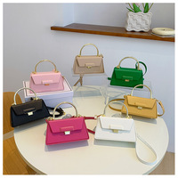 Sac à bandoulière rectangulaire de luxe personnalisé 2026 pour femme, couleur bonbon, sac à main tendance