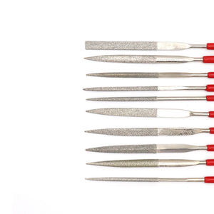 3x140mm #150ไฟล์เหล็กเพชรแบน/สี่เหลี่ยม/สามเหลี่ยม/ไฟล์แบนสำหรับอัญมณี - Product Image 4