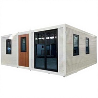 Maison préfabriquée en conteneur à structure en acier, abri Casa, assemblage rapide, maison préfabriquée en conteneur, bureau, dortoir