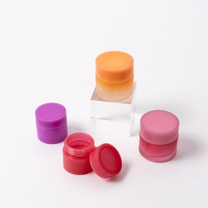 Envase de Plástico Cosmético Redondo de Doble Pared, Mate, para Crema Facial o Bálsamo Labial, en Color Rosa, de 10g, 20g, 30g, 50g, 100g, 150g, 250g - Product Image 6